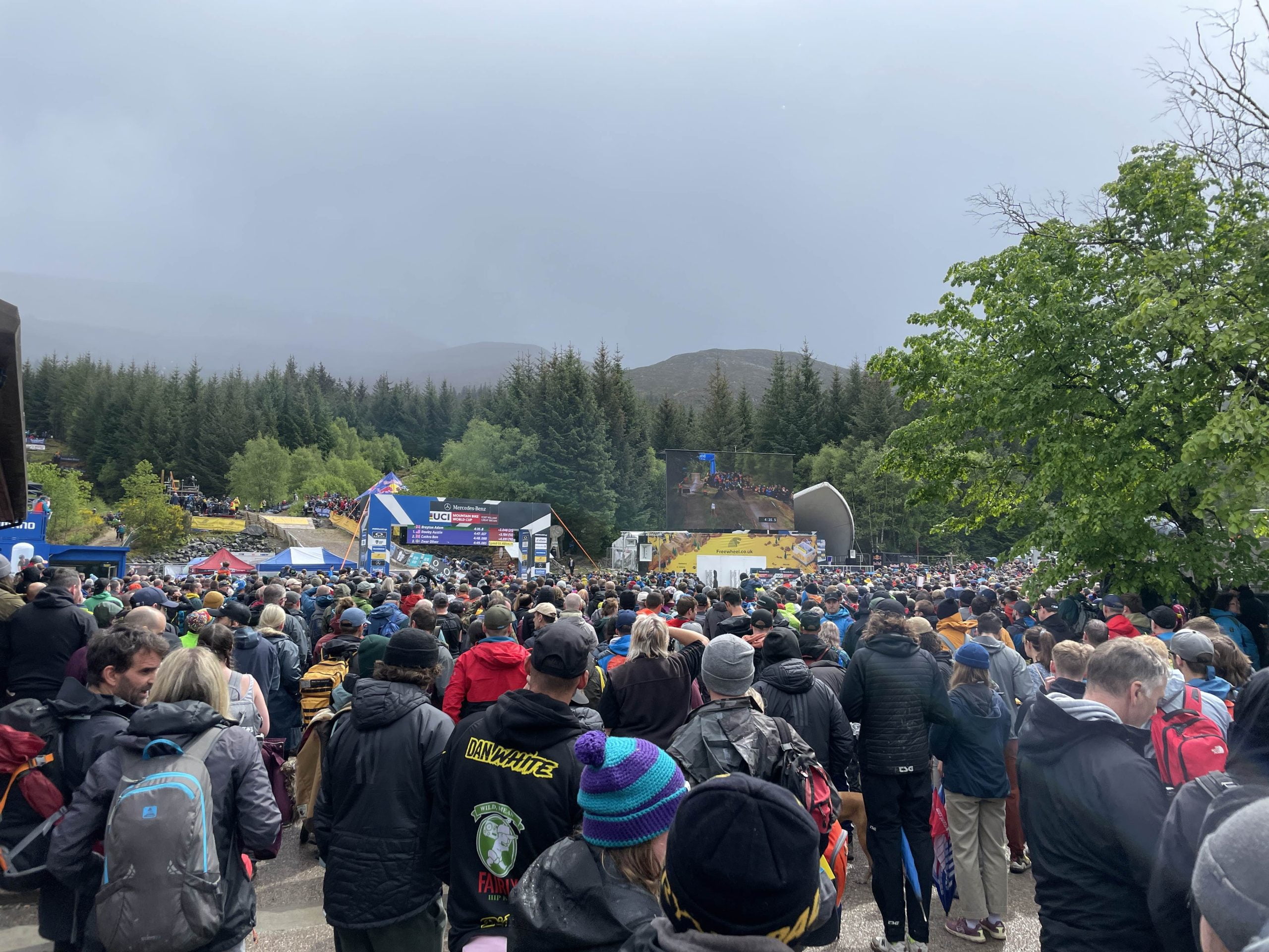 Crowd at Mountain Bike WC (2022)